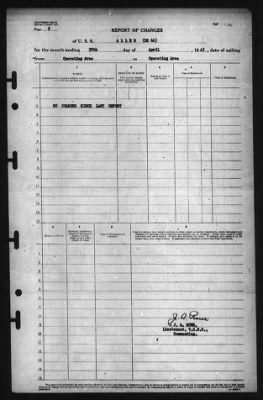 Report of Changes > 30-Apr-1945