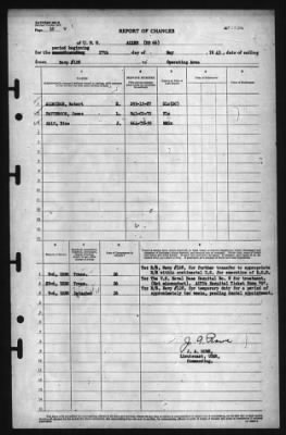 Report of Changes > 27-May-1945