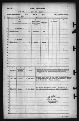 Report of Changes > 1-Jul-1945