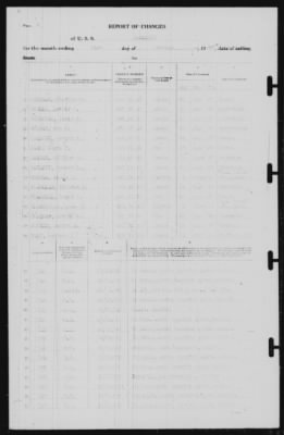 Thumbnail for Report of Changes > 31-Oct-1939