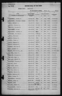 Muster Rolls > 31-Mar-1942