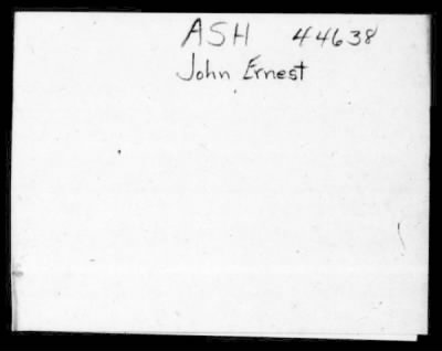 Thumbnail for John Blanchard > Ash, John Blanchard