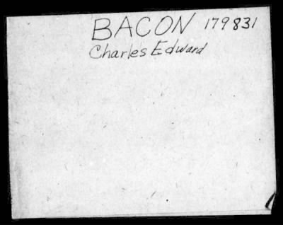 Thumbnail for Charles Arthur > Bacon, Charles Arthur (24)