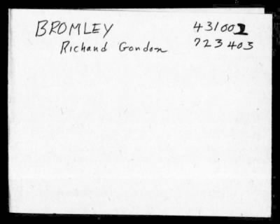 Thumbnail for Richard > Bromley, Richard (18)