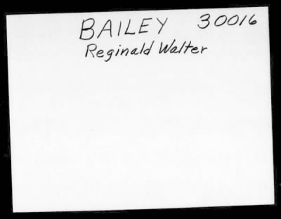 Thumbnail for Reginald Spencer > Bailey, Reginald Spencer (33)