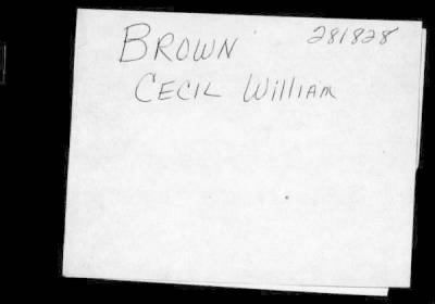 Thumbnail for Cecil William > Brown, Cecil William (30)