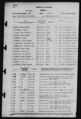 Report of Changes > 3-Oct-1941