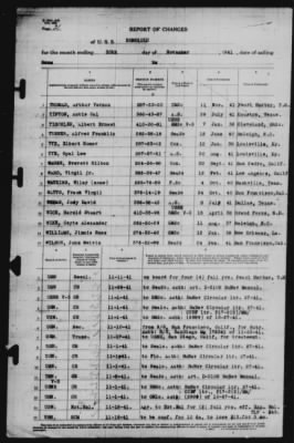 Report of Changes > 30-Nov-1941