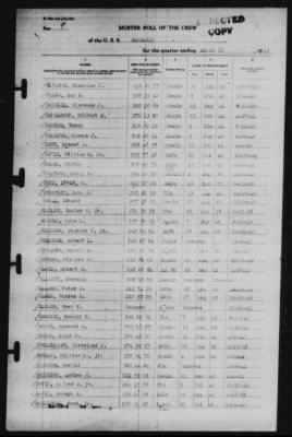 Muster Rolls > 31-Mar-1942