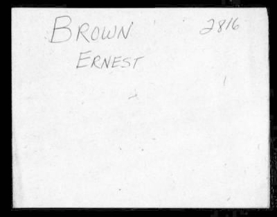 Thumbnail for Ernest > Brown, Ernest (19)