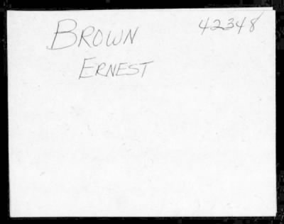 Thumbnail for Ernest > Brown, Ernest (34)