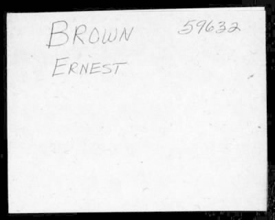 Thumbnail for Ernest > Brown, Ernest (19)