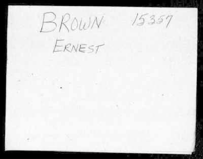 Thumbnail for Ernest > Brown, Ernest (30)