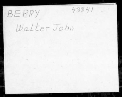 Thumbnail for Walter James > Berry, Walter James (27)