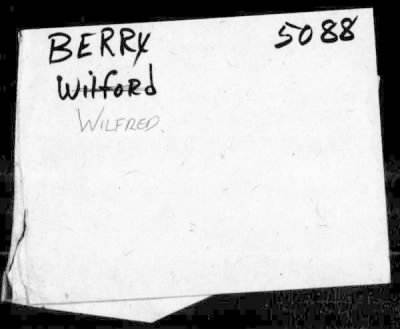 Thumbnail for Wilfred > Berry, Wilfred (26)