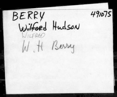 Thumbnail for Wilfred > Berry, Wilfred (19)