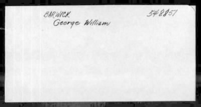 Thumbnail for George William > Barwick, George William (24)