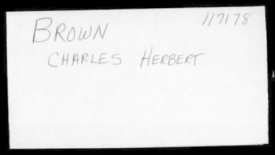 Thumbnail for Charles Henry Rufus > Brown, Charles Henry Rufus