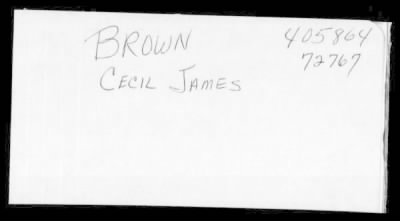 Thumbnail for Charles James > Brown, Charles James (23)