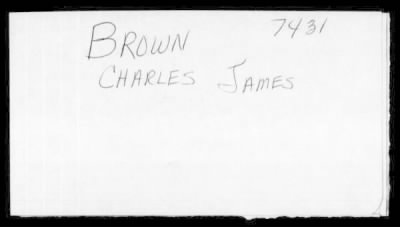 Thumbnail for Charles James > Brown, Charles James (37)