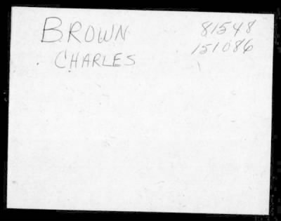 Thumbnail for Charles Joseph > Brown, Charles Joseph (34)