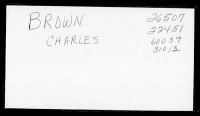 Thumbnail for Charles > Brown, Charles (30)