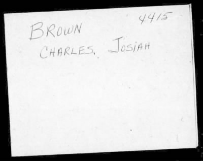 Thumbnail for Charles Joseph > Brown, Charles Joseph (18)