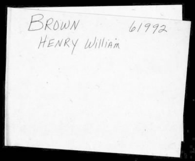 Thumbnail for Henry William > Brown, Henry William