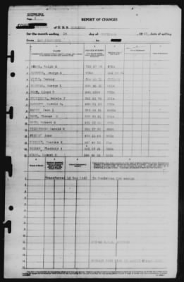 Thumbnail for Report of Changes > 16-Nov-1943