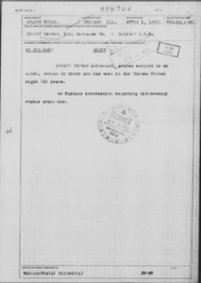 Old German Files, 1909-21 > Christ Baumer (#384766)