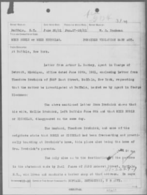 Bureau Section Files, 1909-21 > Mike Noble (#31-2629-1)