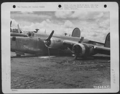 Thumbnail for Consolidated > Consolidated B-24 (A/C No. 449059) Crashinglanded At An Air Base Somewhere In India. 2Nd Air Transport Squadron.