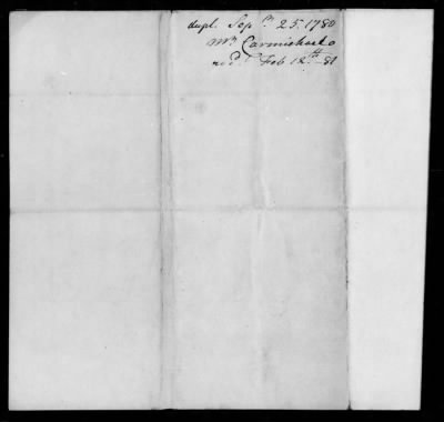 Thumbnail for Diplomatic despatches received from William Carmichael, 1780-83, 1785.