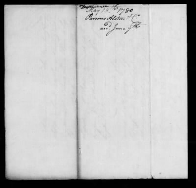 Thumbnail for Diplomatic despatches and letters received from Samuel Parsons, 1780-81.