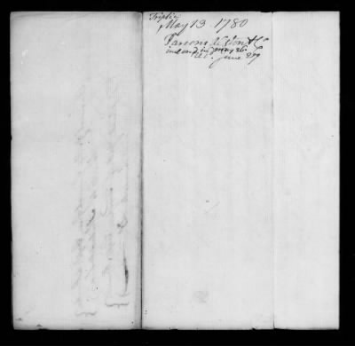 Thumbnail for Diplomatic despatches and letters received from Samuel Parsons, 1780-81.