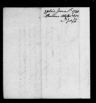 Thumbnail for Diplomatic despatches and letters received from Samuel Parsons, 1780-81.