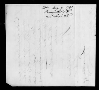 Thumbnail for Diplomatic despatches and letters received from Samuel Parsons, 1780-81.