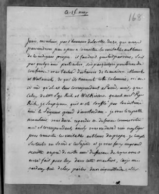 Letters from William Lee to John de Neufville and Son, 1779-85.