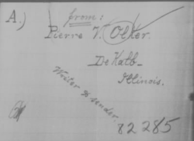 Thumbnail for Old German Files, 1909-21 > Case #82285