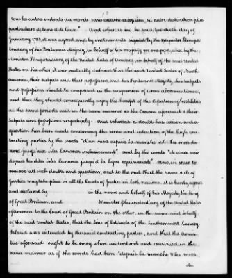 Diplomatic despatches received from John Adams, 1779-83 and 1785.