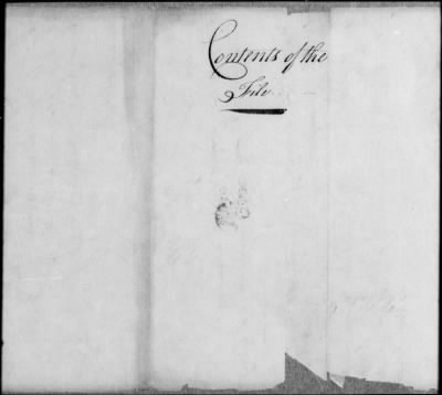 Thumbnail for Lists of letters and committee reports from Office of the Secretary of Congress, 1775-88.