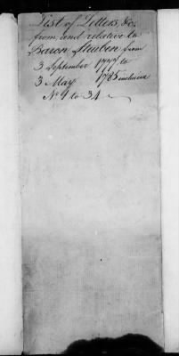 Thumbnail for Lists of letters and committee reports from Office of the Secretary of Congress, 1775-88.