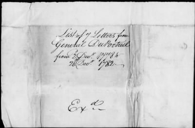 Lists of letters and committee reports from Office of the Secretary of Congress, 1775-88.