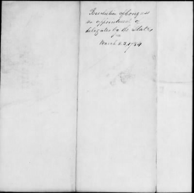 Thumbnail for Broadsides of the Continental Congress, 1775-88 (incomplete).