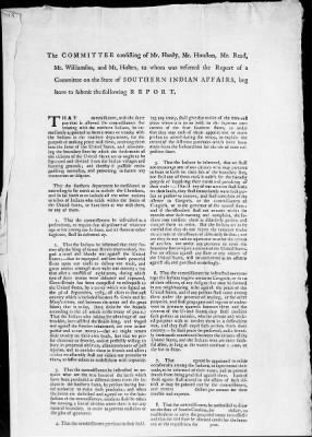 Thumbnail for Broadsides of the Continental Congress, 1775-88 (incomplete).