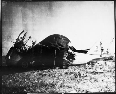 Thumbnail for #22 - Jan. 28. Miserable Condition of American Planes After the Bombing of Manilla