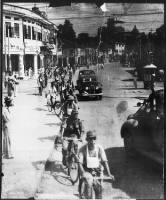 Japanese Bicycle Troops Enter Singapore