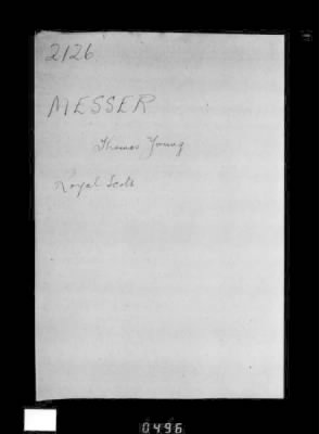 Thumbnail for Richard Stephen > Messer, Richard Stephen (23)