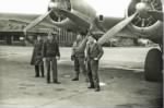 Thumbnail for Harry Generaux (2nd from L) and men preparing their B-17 for takeoff to England after emergency landing in Bordeaux, France.jpg