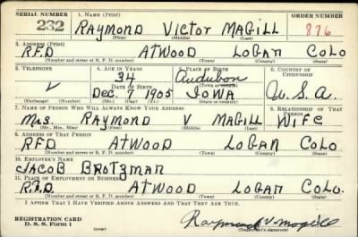 Raymond Victor > Magill, Raymond Victor